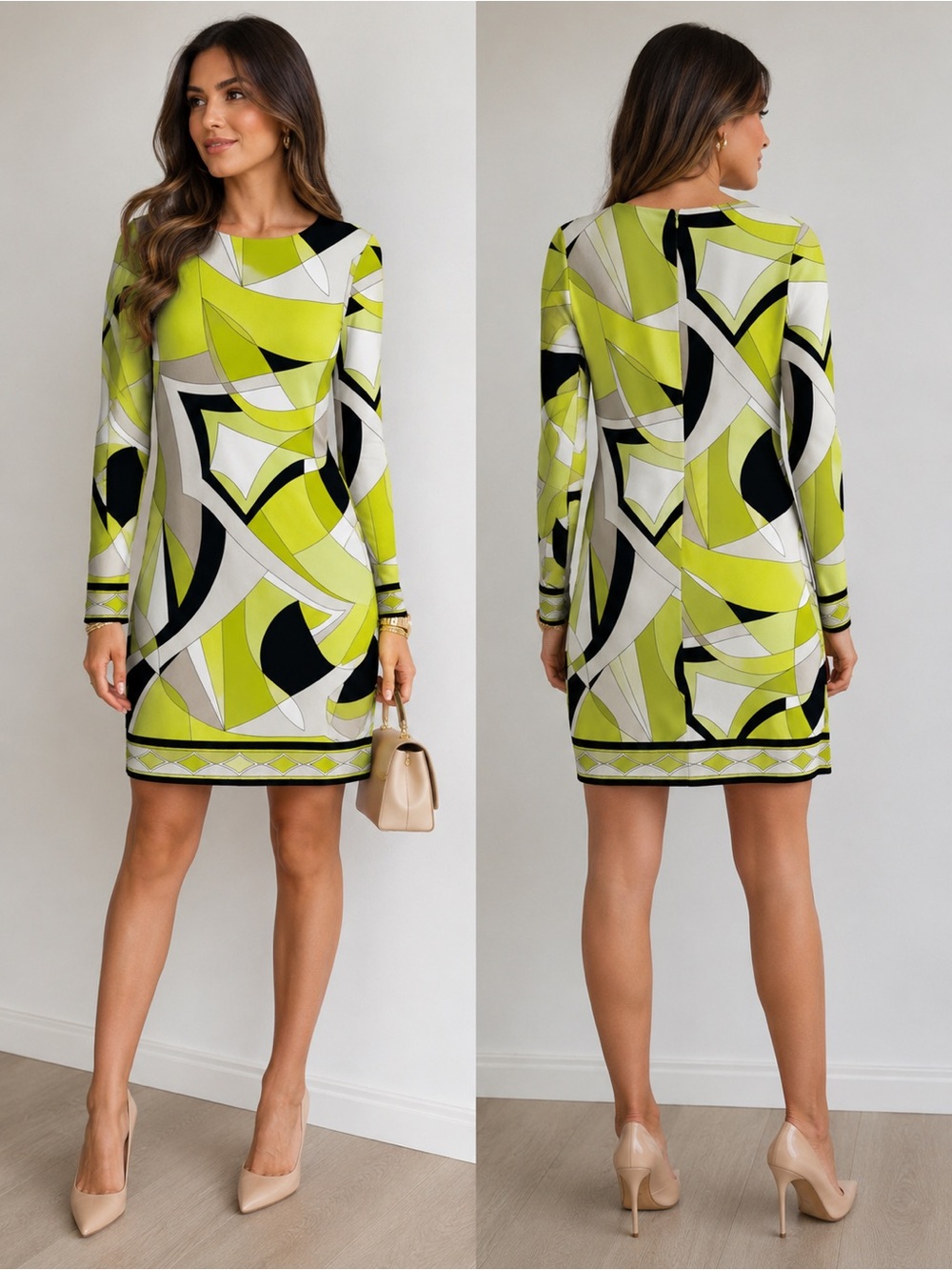 Michael Kors Long-Sleeve Dress size XS